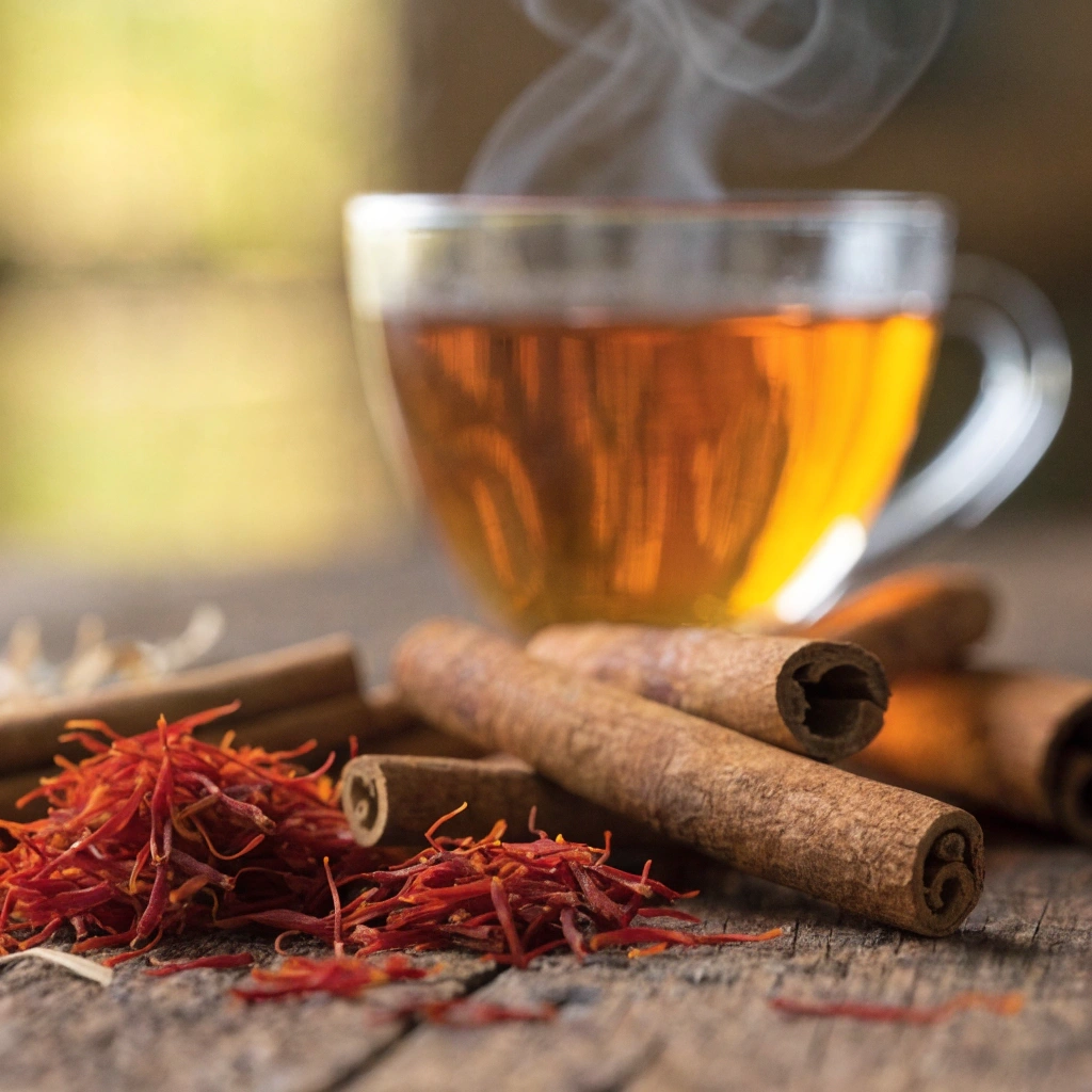 زعفران با دارچین
